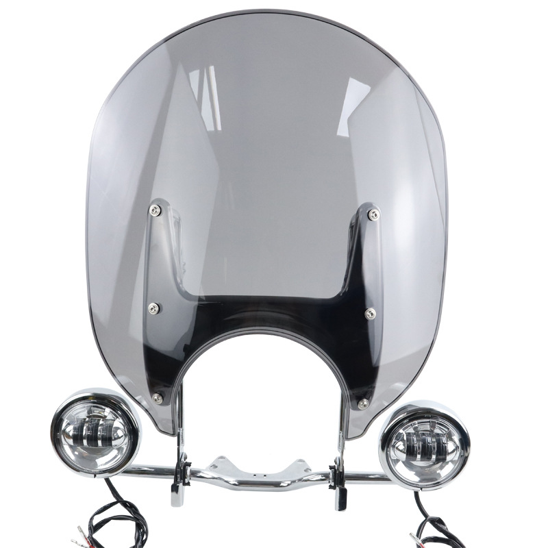 Подходит для BMW R18 Dream Maker, модифицированное переднее лобовое стекло мотоцикла, модифицированное лобовое стекло, левая и правая противотуманные фары