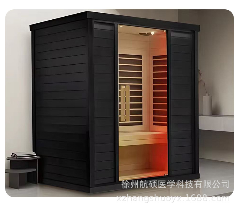 Home use far-infrared holographic energy health cabin, mobile light wave spectrum, sweat steaming room, sauna, sweat steaming box