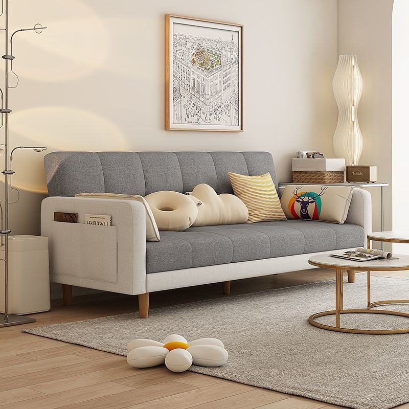 Sofa, small-sized living room, sofa bedroom, simple modern rental room, three person folding sofa bed, dual-use