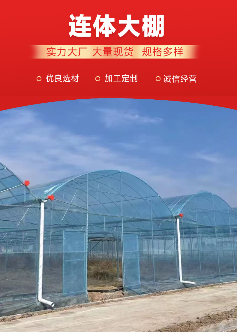 Integrated greenhouse for direct supply of vegetables, fruits and vegetables, integrated greenhouse for foreign trade, connected greenhouse for thermal insulation, greenhouse for sunshade film