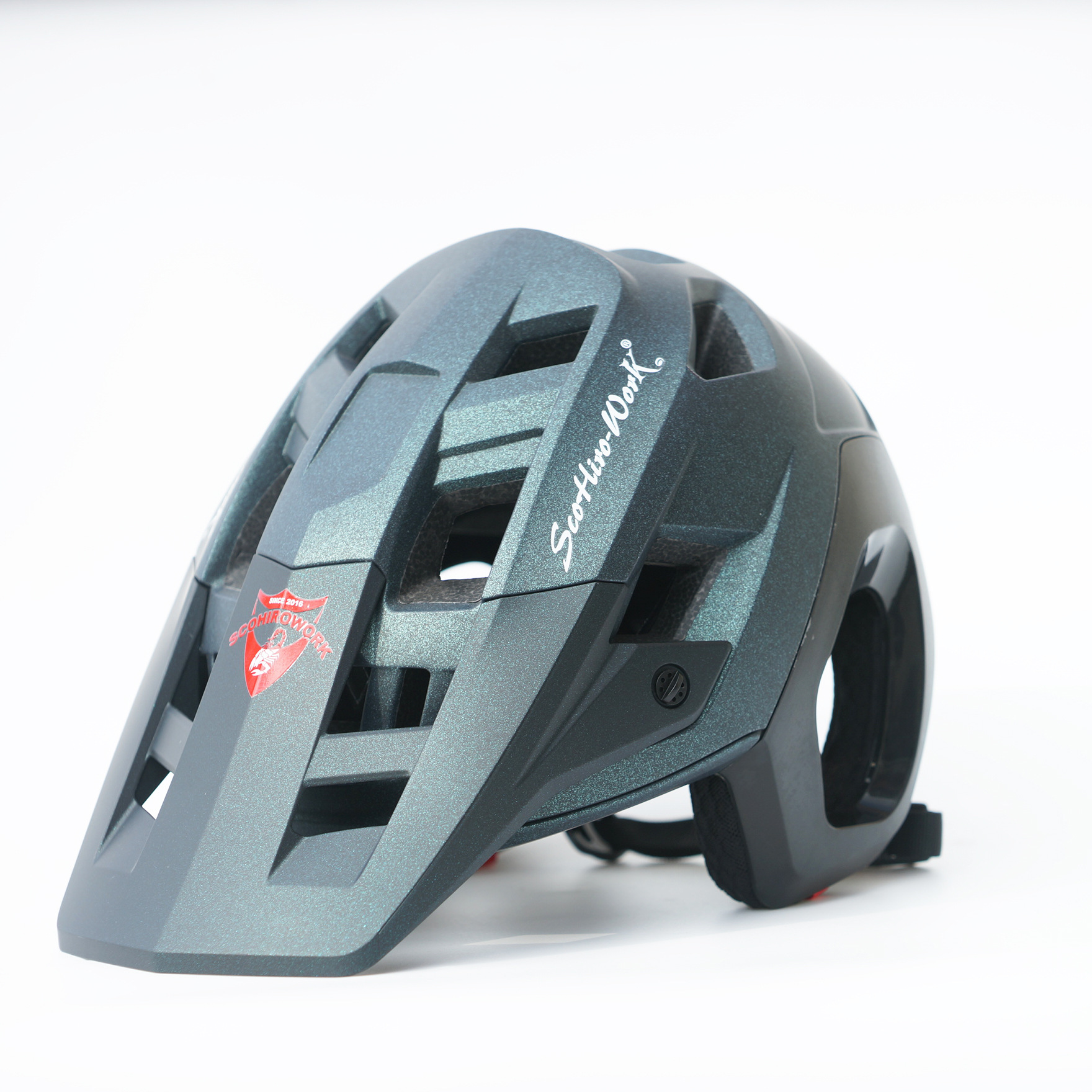 SCOHIROWORK mountain bike DH speed descent BMX ultra light AM off-road crossing off-road helmet full helmet riding helmet
