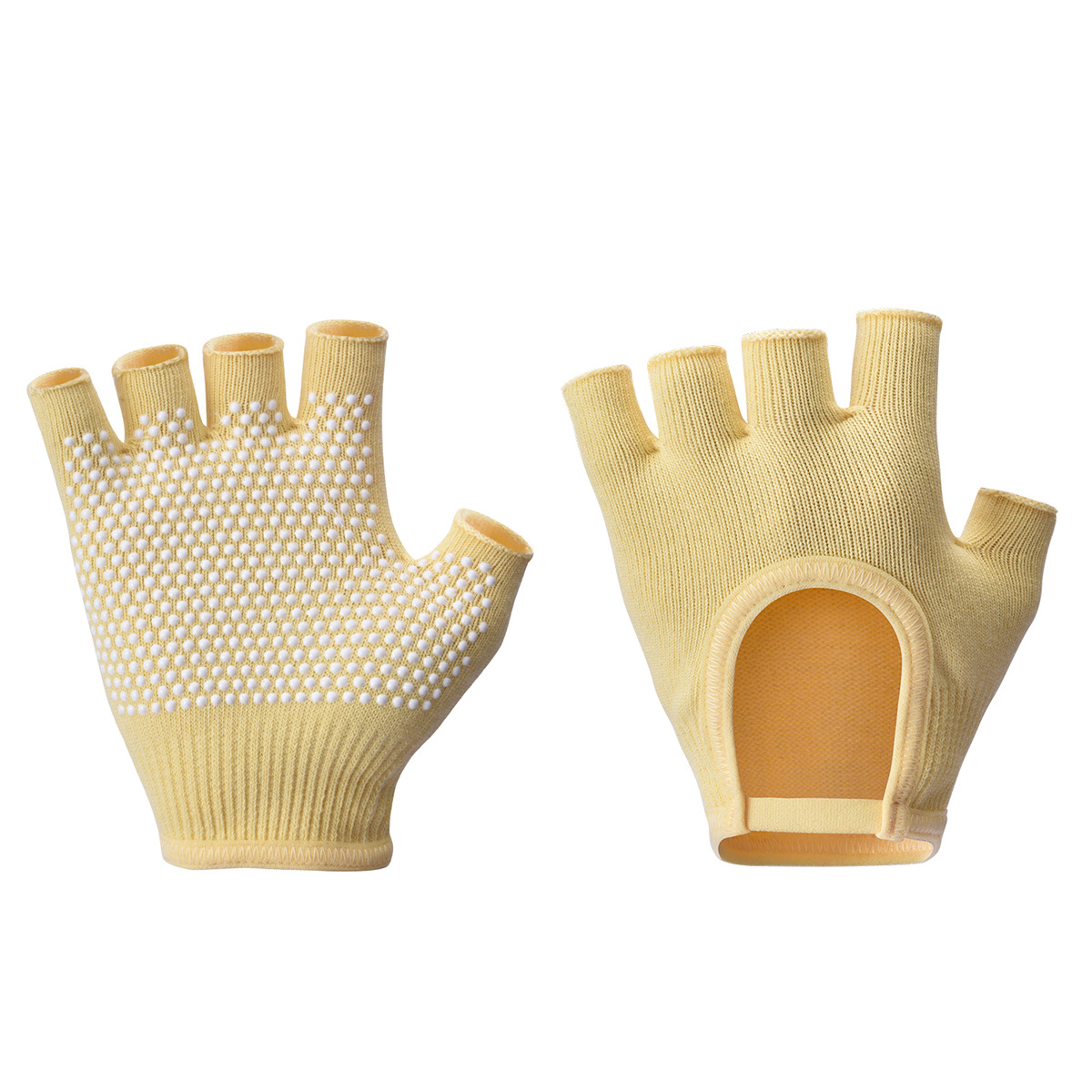 [Yoga Gloves B1] Half Finger Female Fitness Barbell Lifting Pot Equipment Cycling Road Bike Jumping Rope Badminton Cocoon Prevention