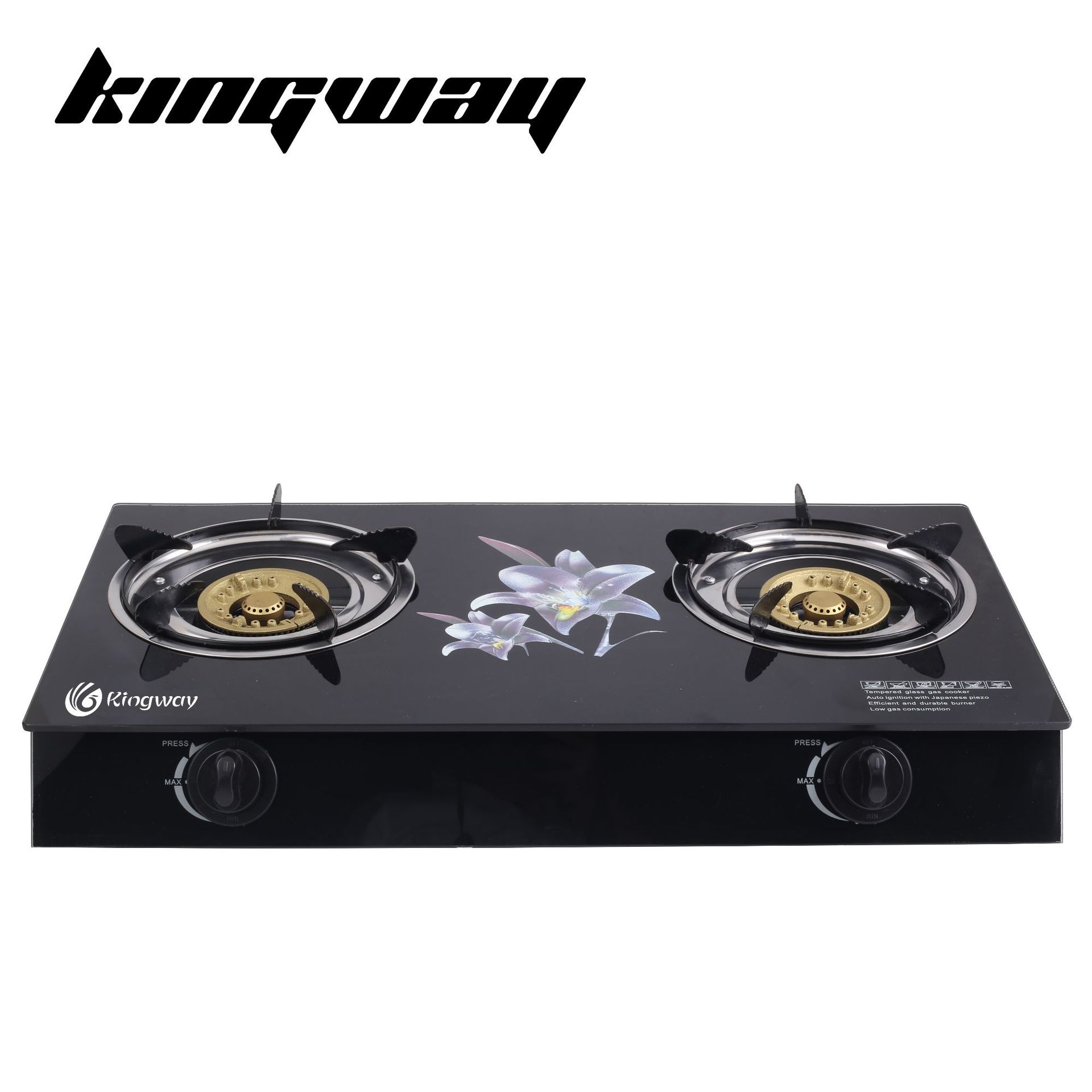 Газовая плита встроенная Kingway JW-2L703 двухконфоречная