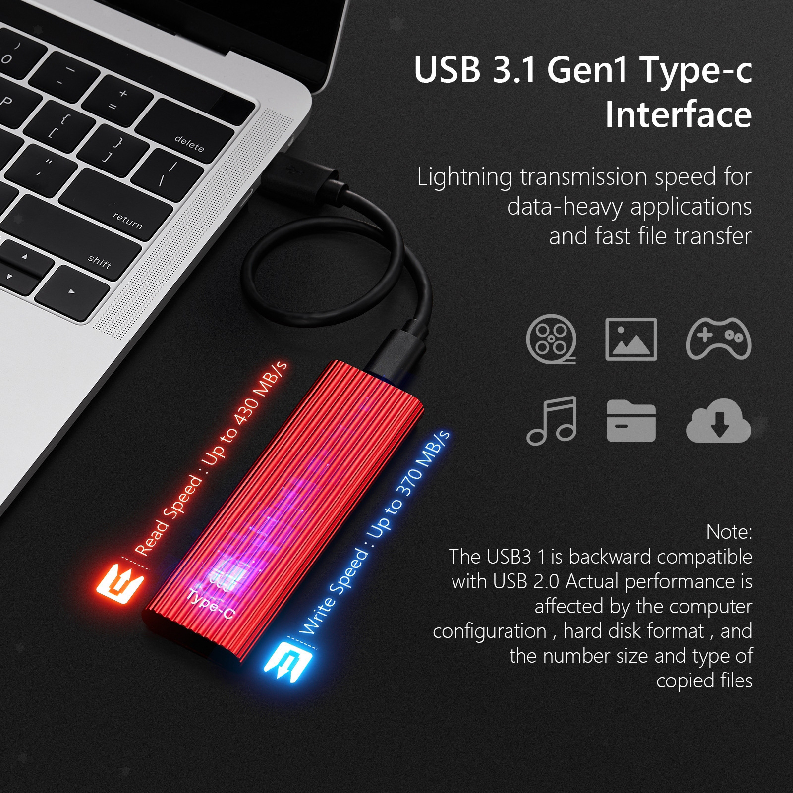 M1 Mini Ripple Mobile Solid State Drive SSD 8TB 16TB Portable Mobile Hard Drive Cross border Exclusive