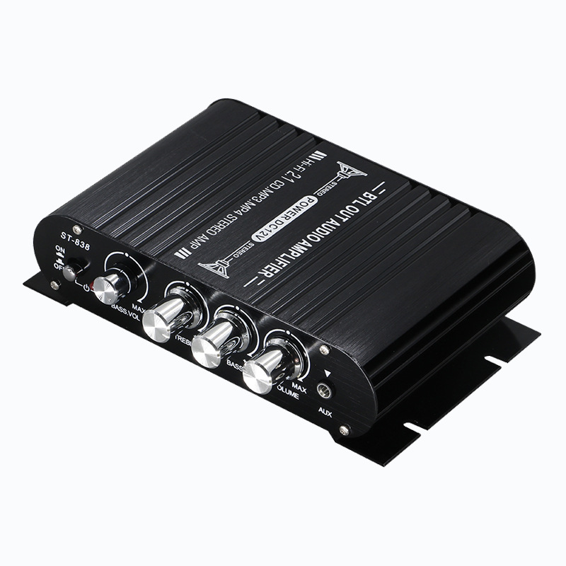 Автомобильный HiFi усилитель ST-838 Bluetooth 2.1 канал