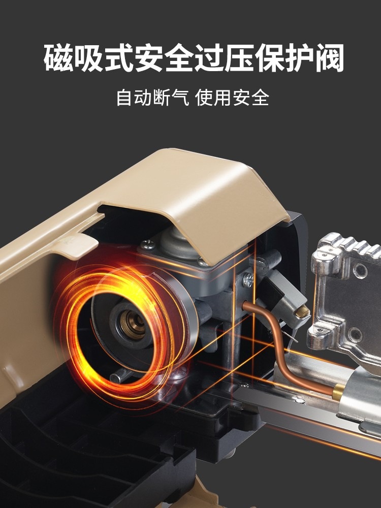 Card stove, outdoor folding portable camping stove, household cooking utensils, gas stove, strong fire, windproof, cross-border