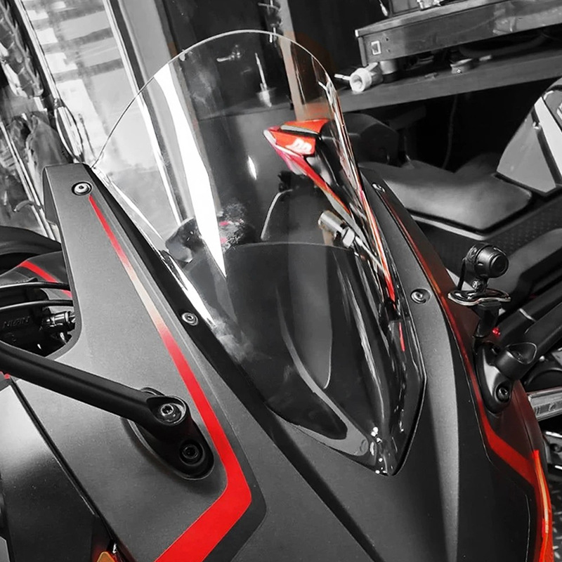 Подходит для модифицированного мотоцикла HO CBR650R 19-25, усиленного переднего лобового стекла, лобового стекла, лобового стекла.