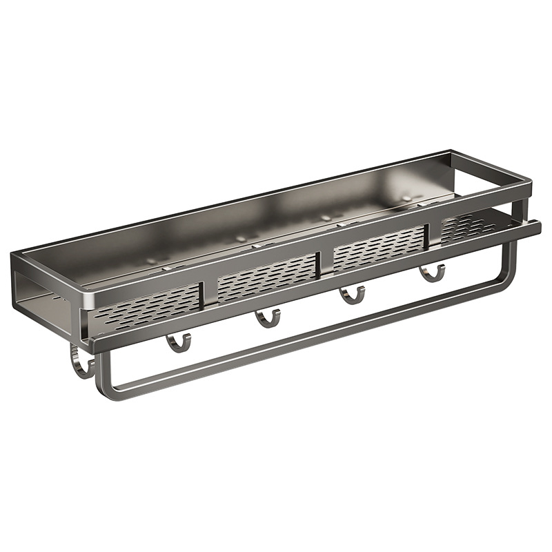 Bathroom storage rack without punching holes, bathroom washbasin, shower area, wall mounted toilet storage rack