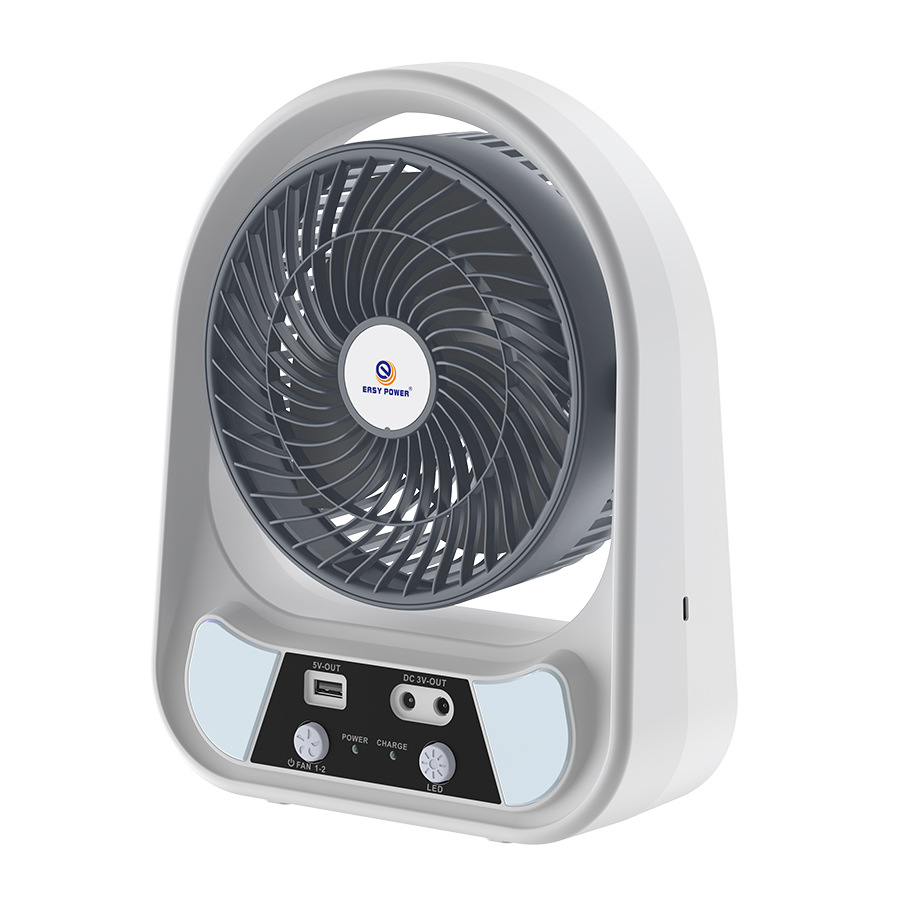 Портативный солнечный вентилятор с освещением EASYPOWER EP-606