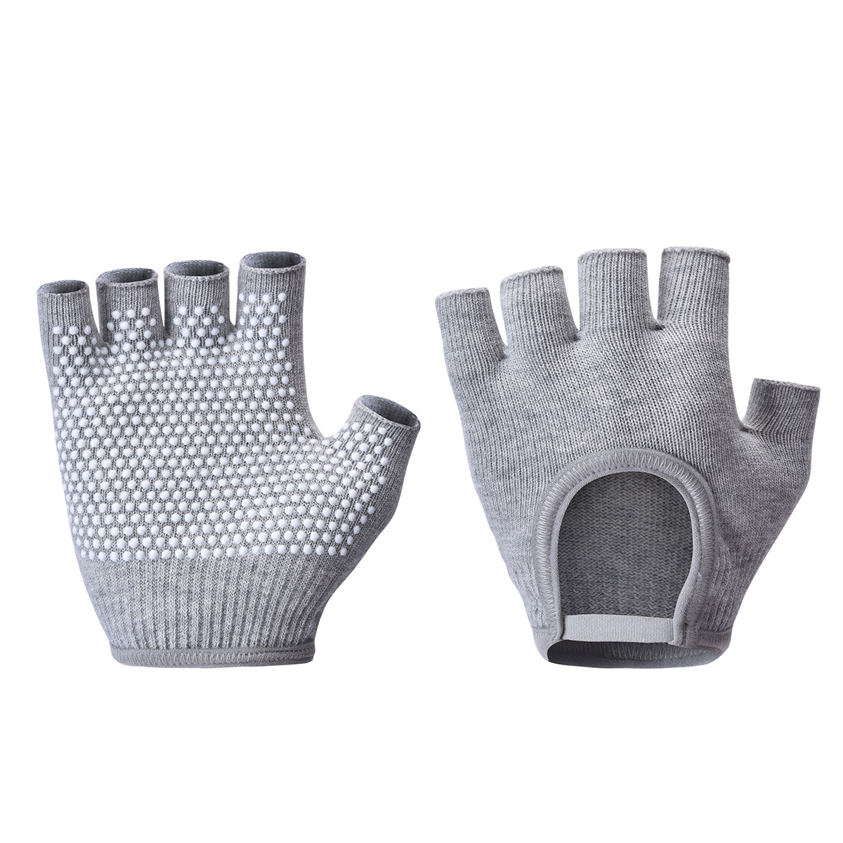 [Yoga Gloves B1] Half Finger Female Fitness Barbell Lifting Pot Equipment Cycling Road Bike Jumping Rope Badminton Cocoon Prevention