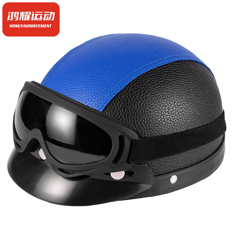 Half Helmet Summer Retro Lightweight Cycling Scoop Helmet Prince Bicycle Four Seasons Half Helmet Grey Breathable Men's and Women's Cycling Helmets