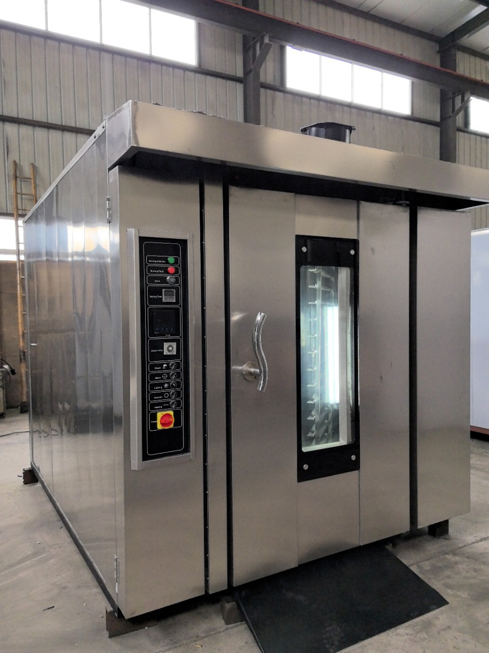 Chengruo brand 32 plate hot air rotary stove, toast baking oven, food processing industry oven