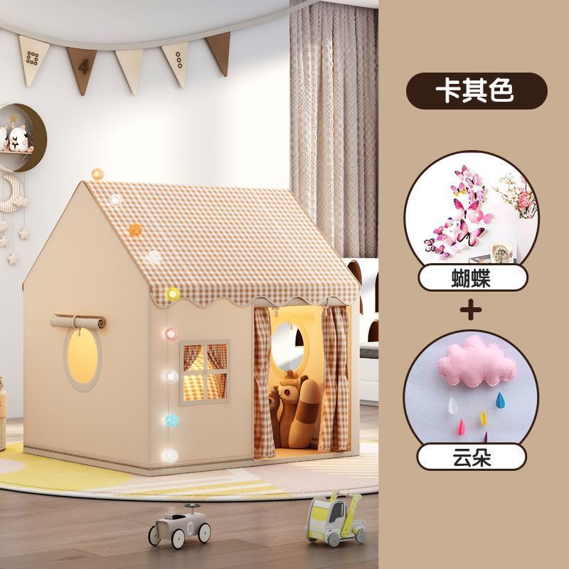 儿童帐篷室内游戏屋小房子城堡公主屋睡觉过家家玩具蚊帐生日