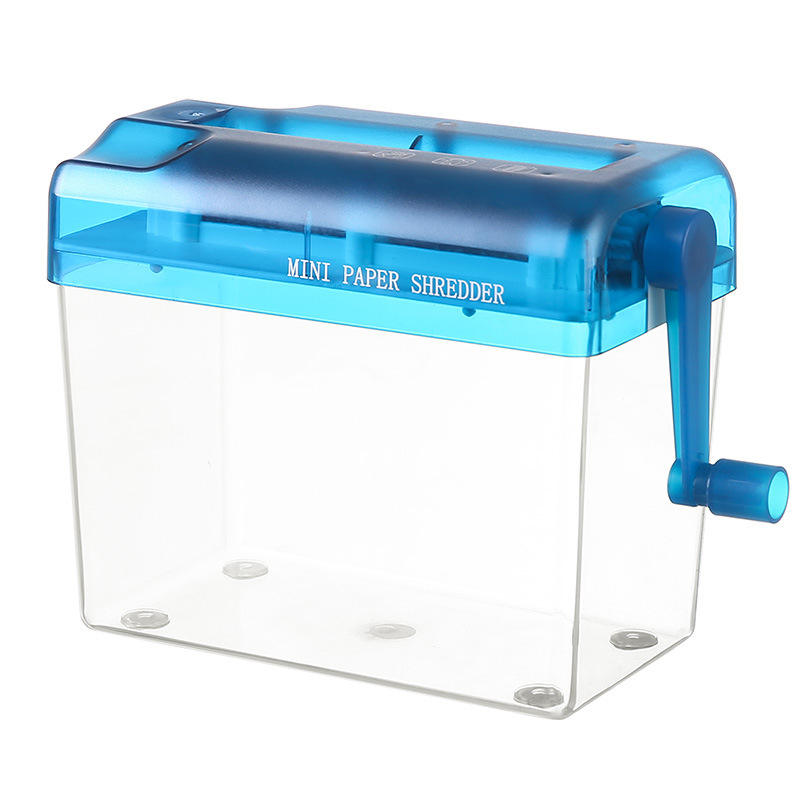 Cross border household manual A6 shredder mini file fast small office specific shredding A4 desktop powerful