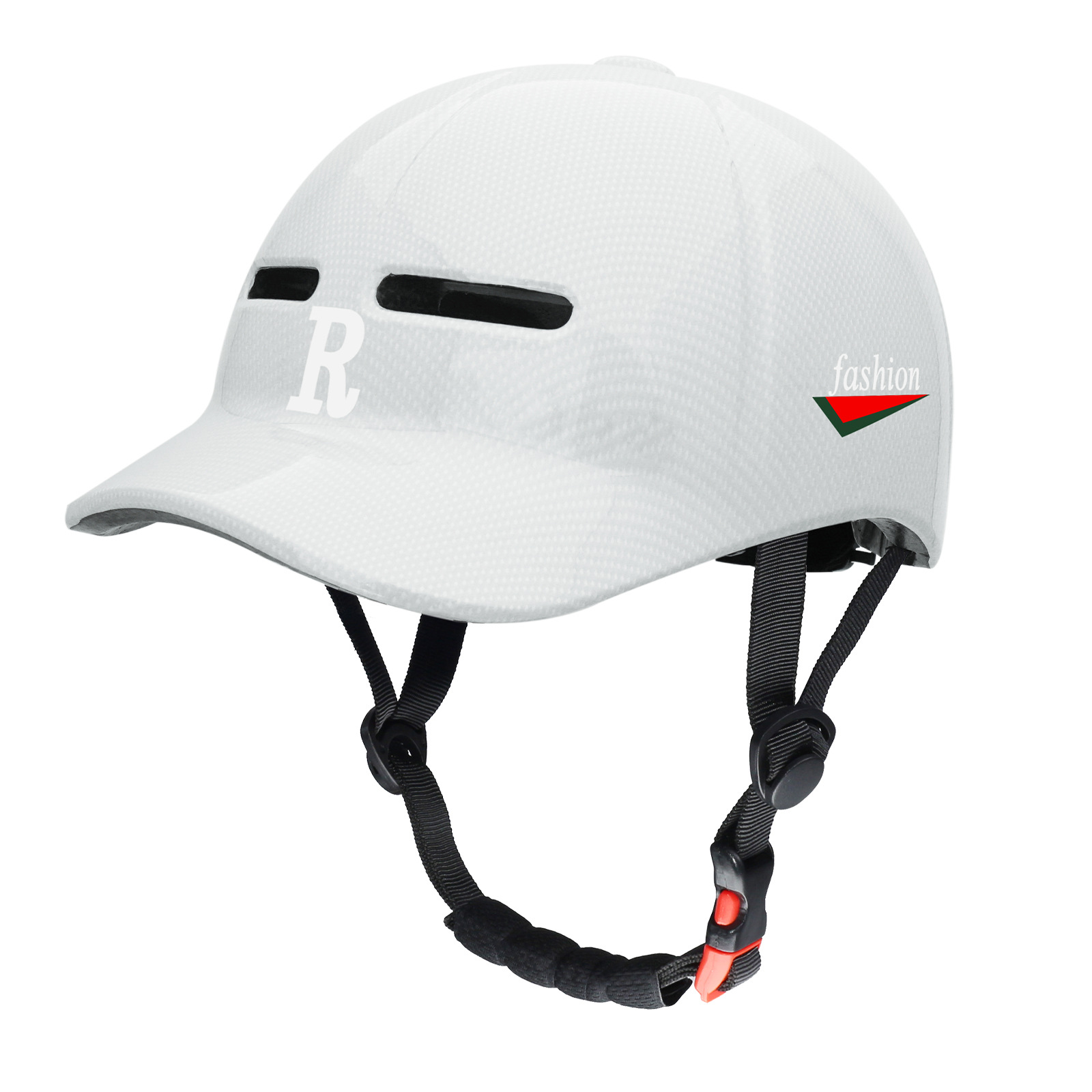 One piece molded duckbill cap, bicycle riding, commuting, all season electric bike, helmet, skateboard, roller skating, baseball