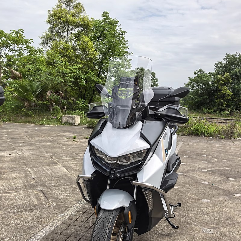 Подходит для 25 новых BMW C400GT, специальная модификация лобового стекла и усиление лобового стекла, оригинальное оригинальное стекло, прямо вверх.