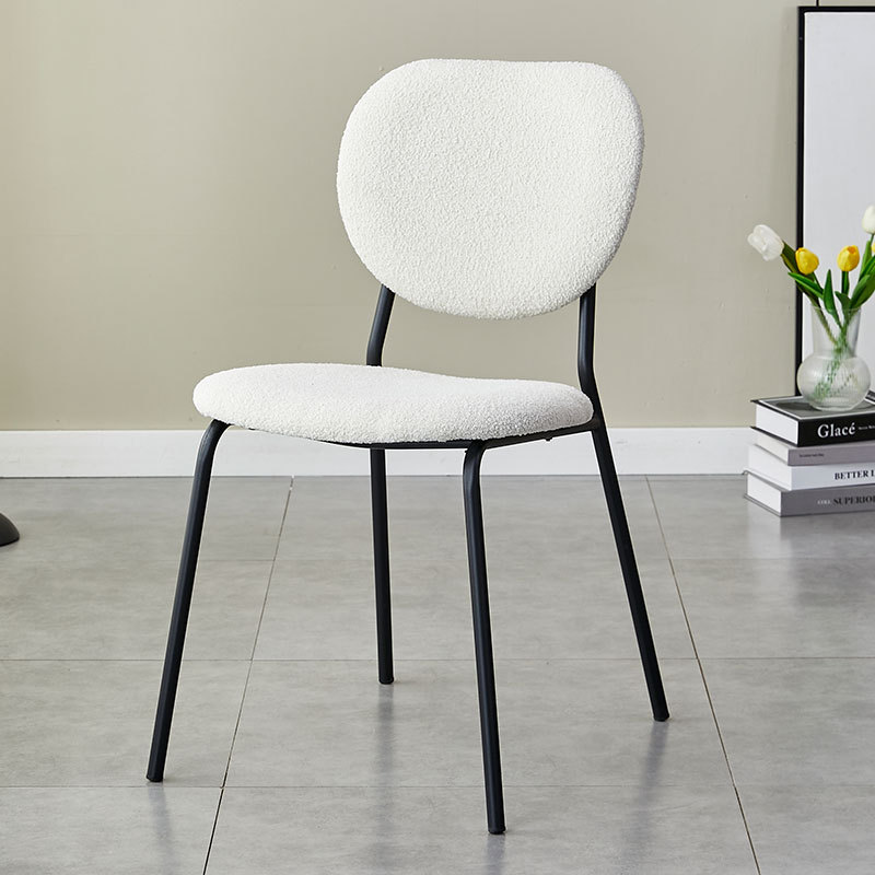 French style light luxury dining chairs, home designers, high-end circular gauze armchairs, hotel internet famous restaurant chairs, wholesale