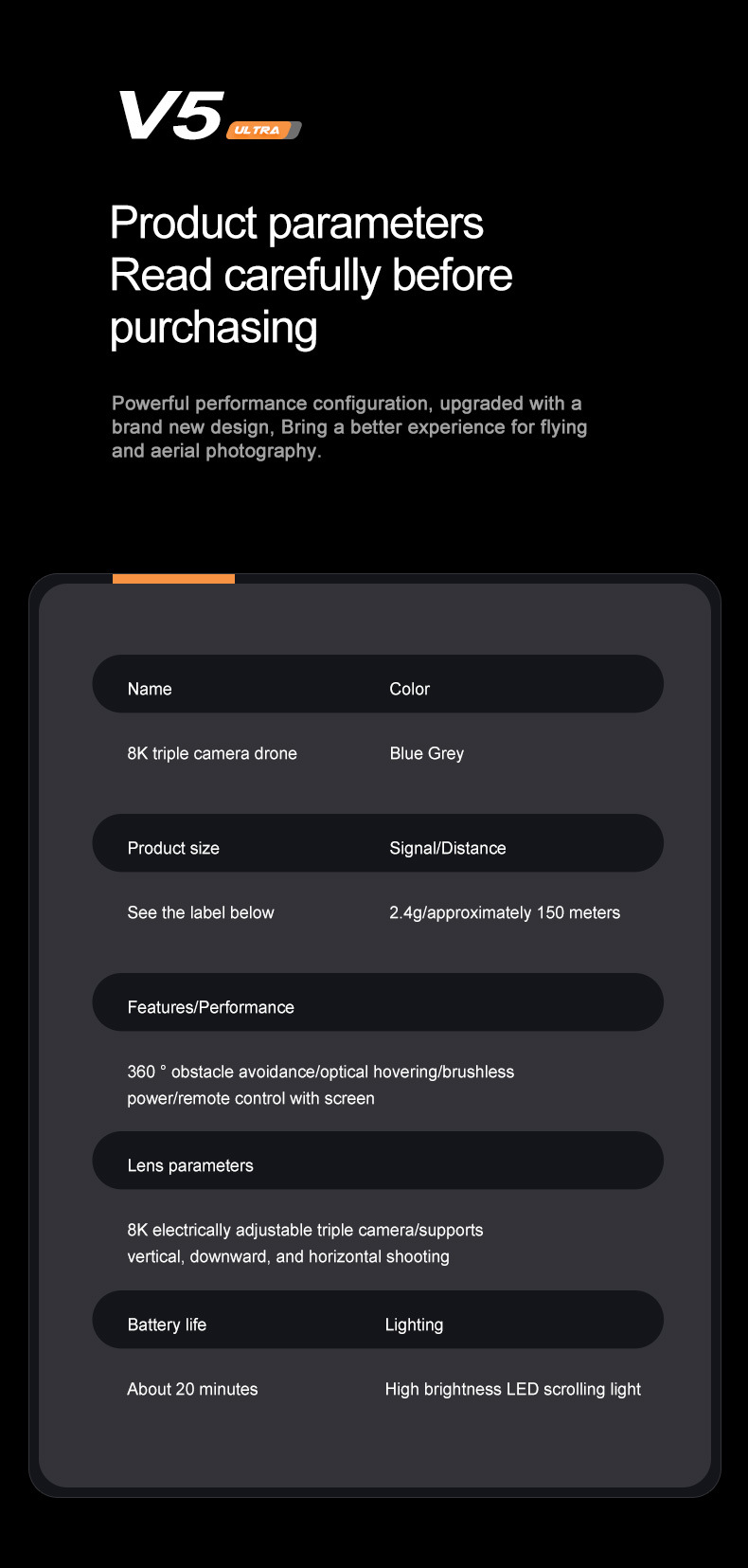 Cross border V5 unmanned aerial vehicle dual camera aerial photography with screen remote control aerial photography aircraft folding remote control aircraft
