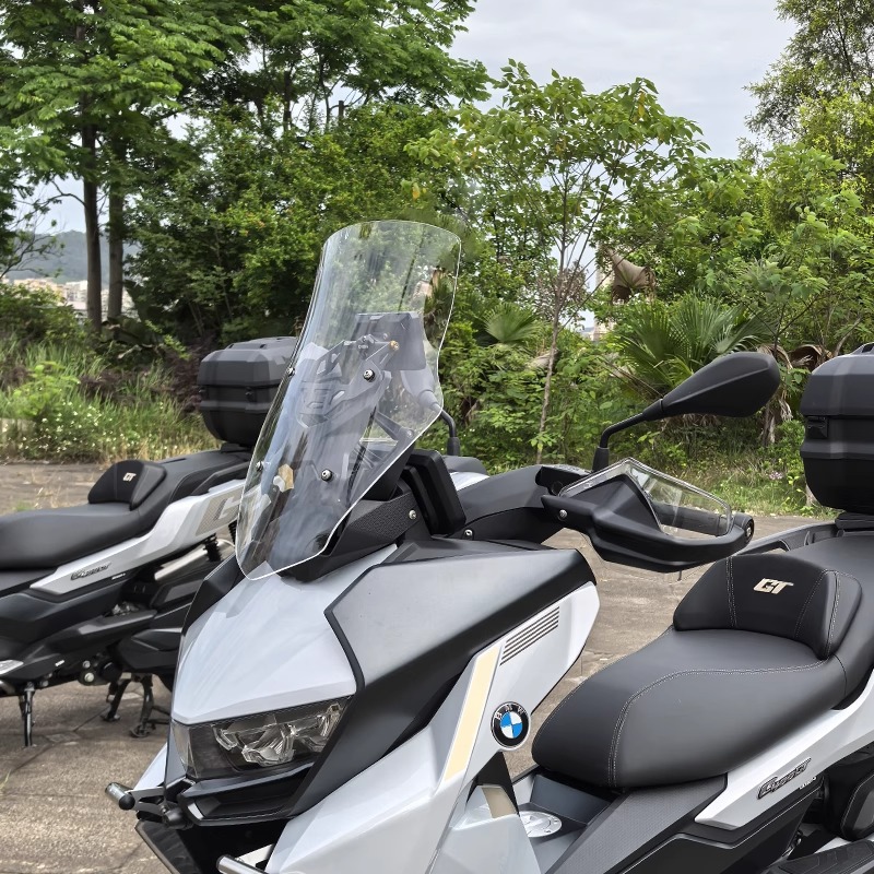 Подходит для 25 новых BMW C400GT, специальная модификация лобового стекла и усиление лобового стекла, оригинальное оригинальное стекло, прямо вверх.