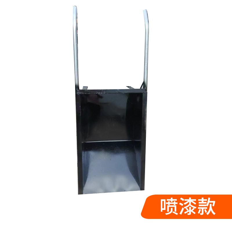 Multi functional thickened iron bucket cart, household agricultural handcart, construction site pointed bucket cart, unicycle driver, overturning bucket cart