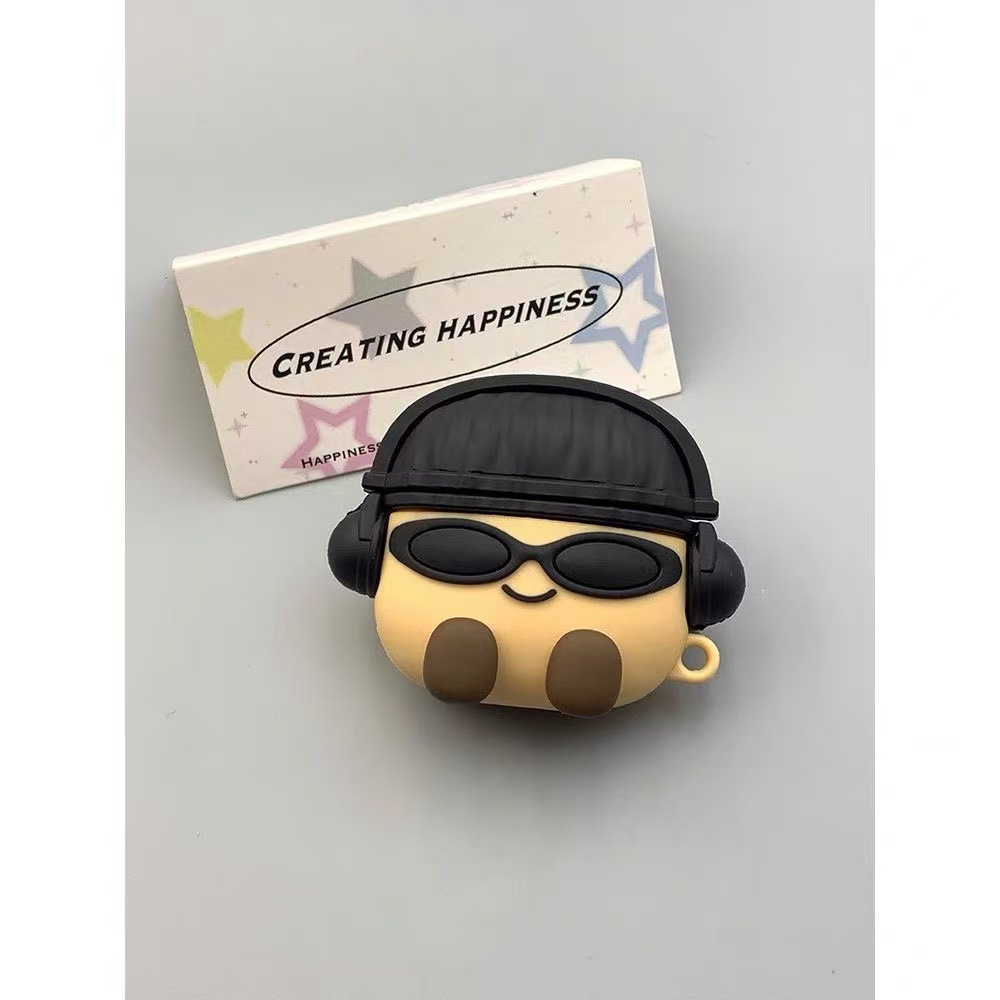卡通拉布布包包适用airpods4代保护套二代3代pro2苹果蓝牙耳机壳