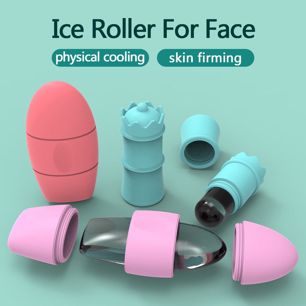 Силиконовый охлаждающий массажер для лица Ice Roller