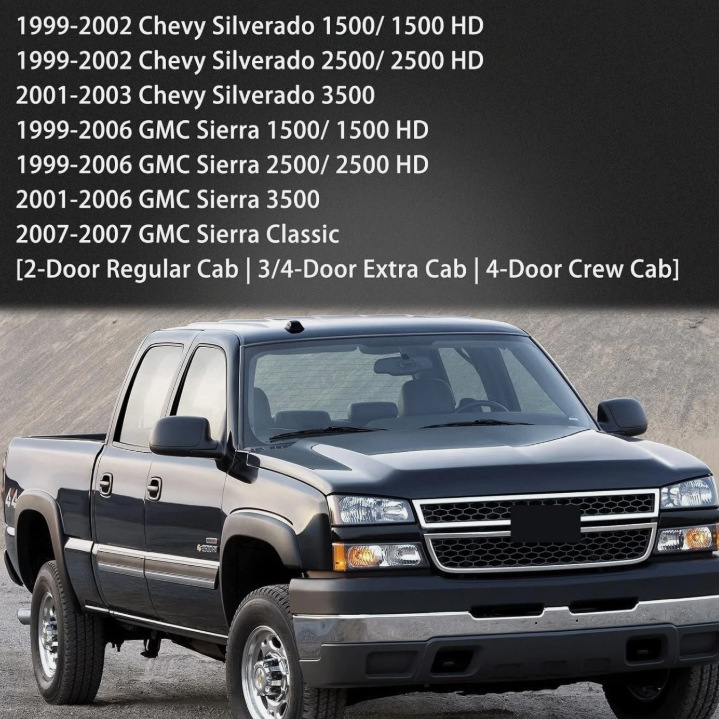 Подходит для 99-06 Chevrolet Silverado 1500 99-03GMC Sierra, задний фонарь black line
