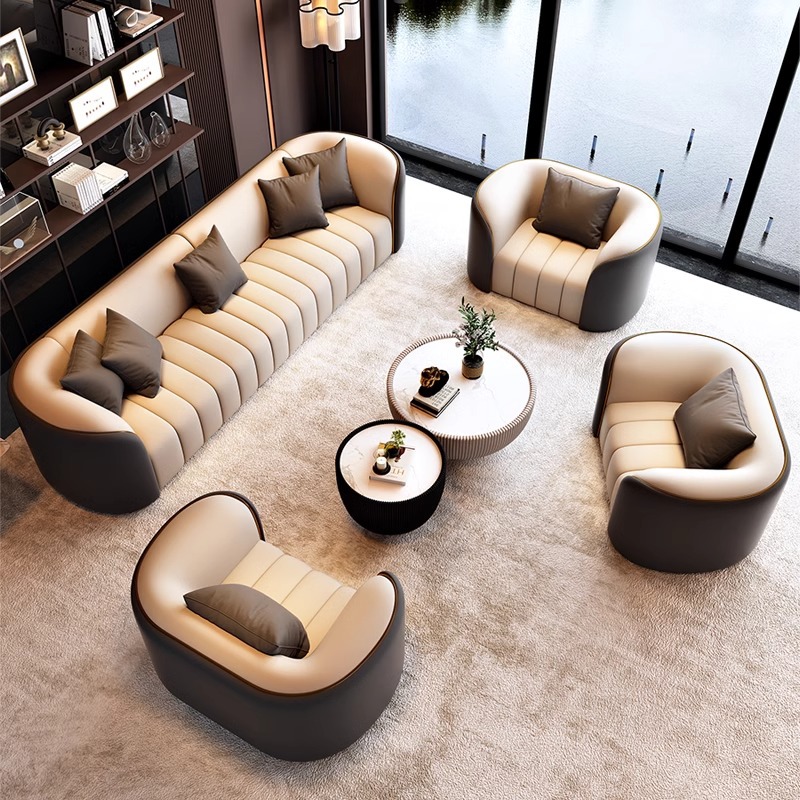 Комплект мягкой мебели для офиса и салонов красоты Qiao Yiqiao Furniture в скандинавском стиле