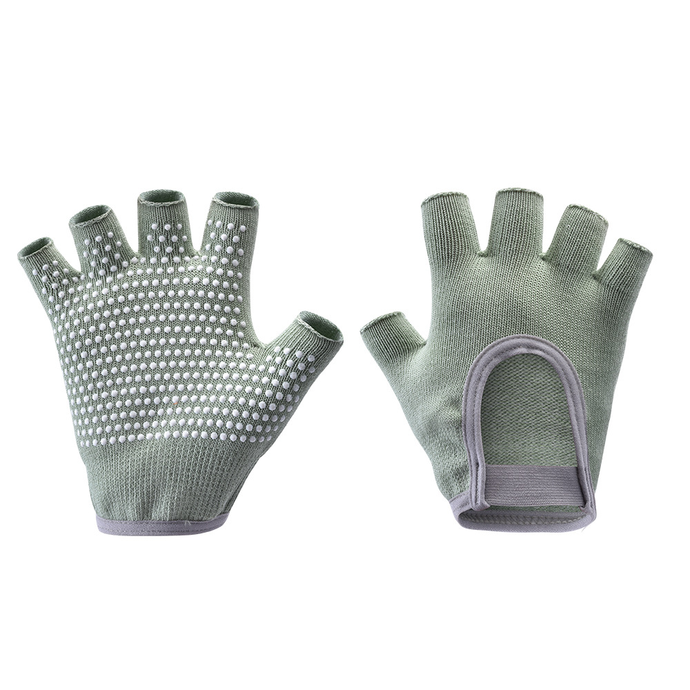 [Yoga Gloves B1] Half Finger Female Fitness Barbell Lifting Pot Equipment Cycling Road Bike Jumping Rope Badminton Cocoon Prevention