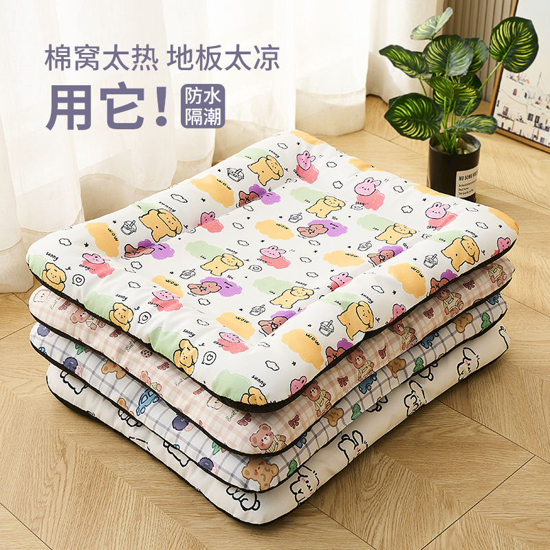 Новый собачий питомник Four Seasons Universal Pet Dog Питомник летний собак прохладный коврик Teddy Bichon Bear Corgi маленькая большая собака