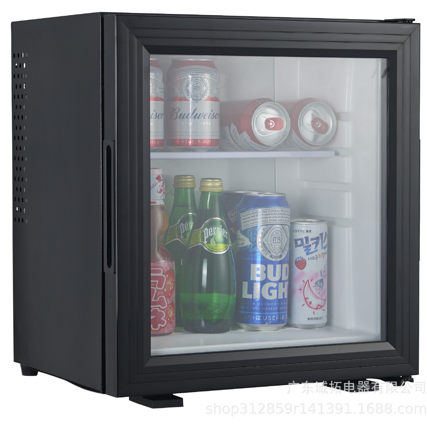 Мини-бар Brevino BHM-25SD полупроводниковый стеклянная дверь 25л