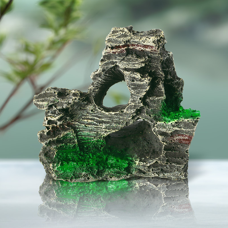 (Трансграничная торговля), альпинарий, декор для аквариума, водные растения, декор из смолы