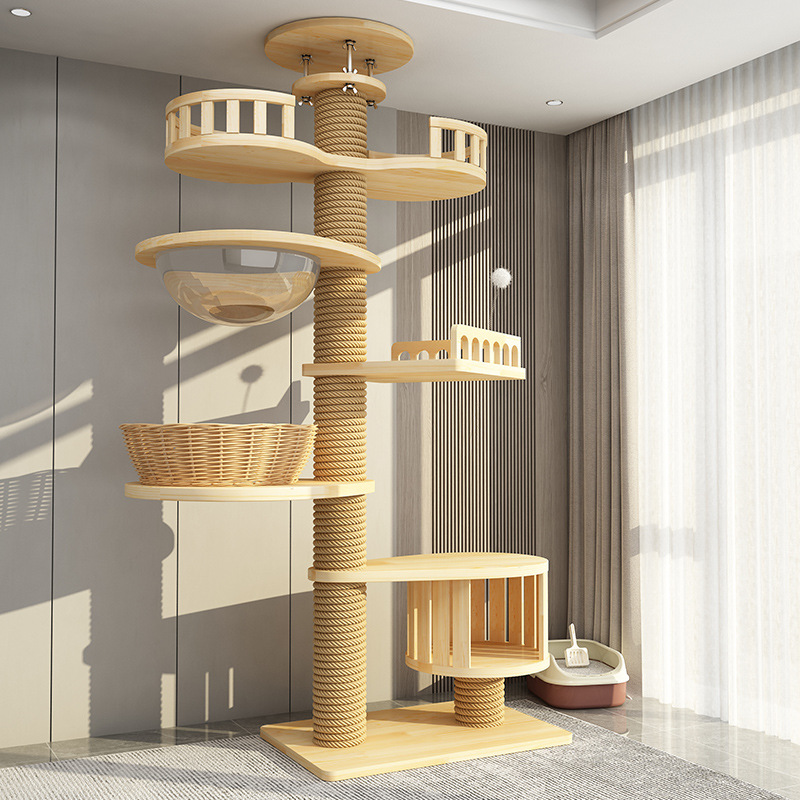 Кошачья стойка Tiaizhu Factory PVC кошачья гнездо кошачье дерево
