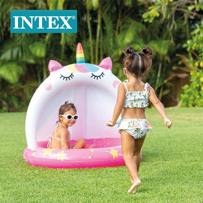 INTEX Thickened Swimming Pool Fishing Pool Balloon Filling Pool Baby Play Pool Swimming Pool Home Use Slide Pool