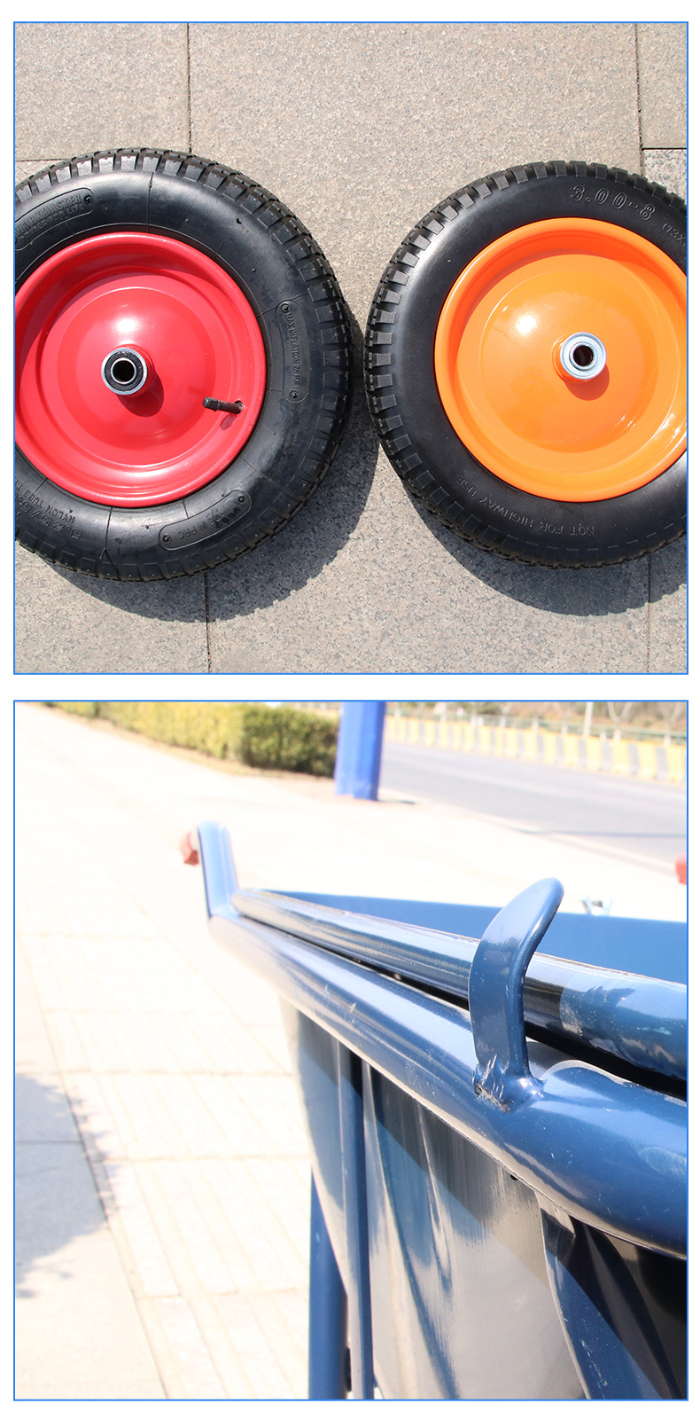 Unicycle, deep bucket, agricultural household small cart, construction site bulldozer, lightweight garbage handling, small bucket handcart