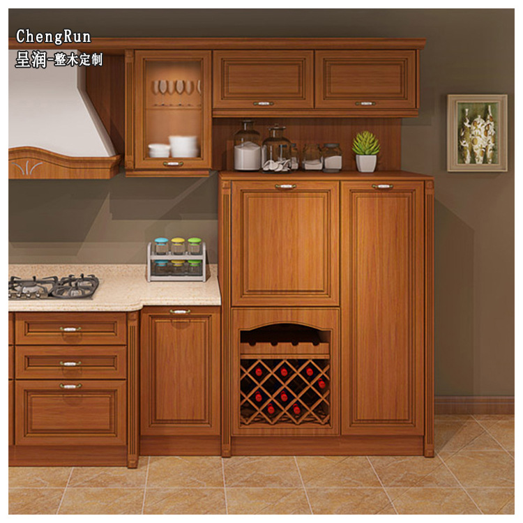 Kitchen cabinet customization, villa full house customization, cabinet door panels, solid wood floor cabinets, overall kitchen cabinet customization