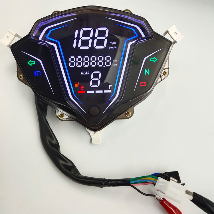 Выход, Индонезия, Малайзия, Индонезия, Индонезия, SRL115 FI / Lagenda 115Z Мотоцикл Цифровой инструмент