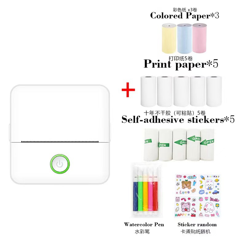 Wrong Question Printer Ultra Clear Mini Student Portable Intelligent Wrong Question Sorting Tool Ink free Thermal Wrong Question Machine