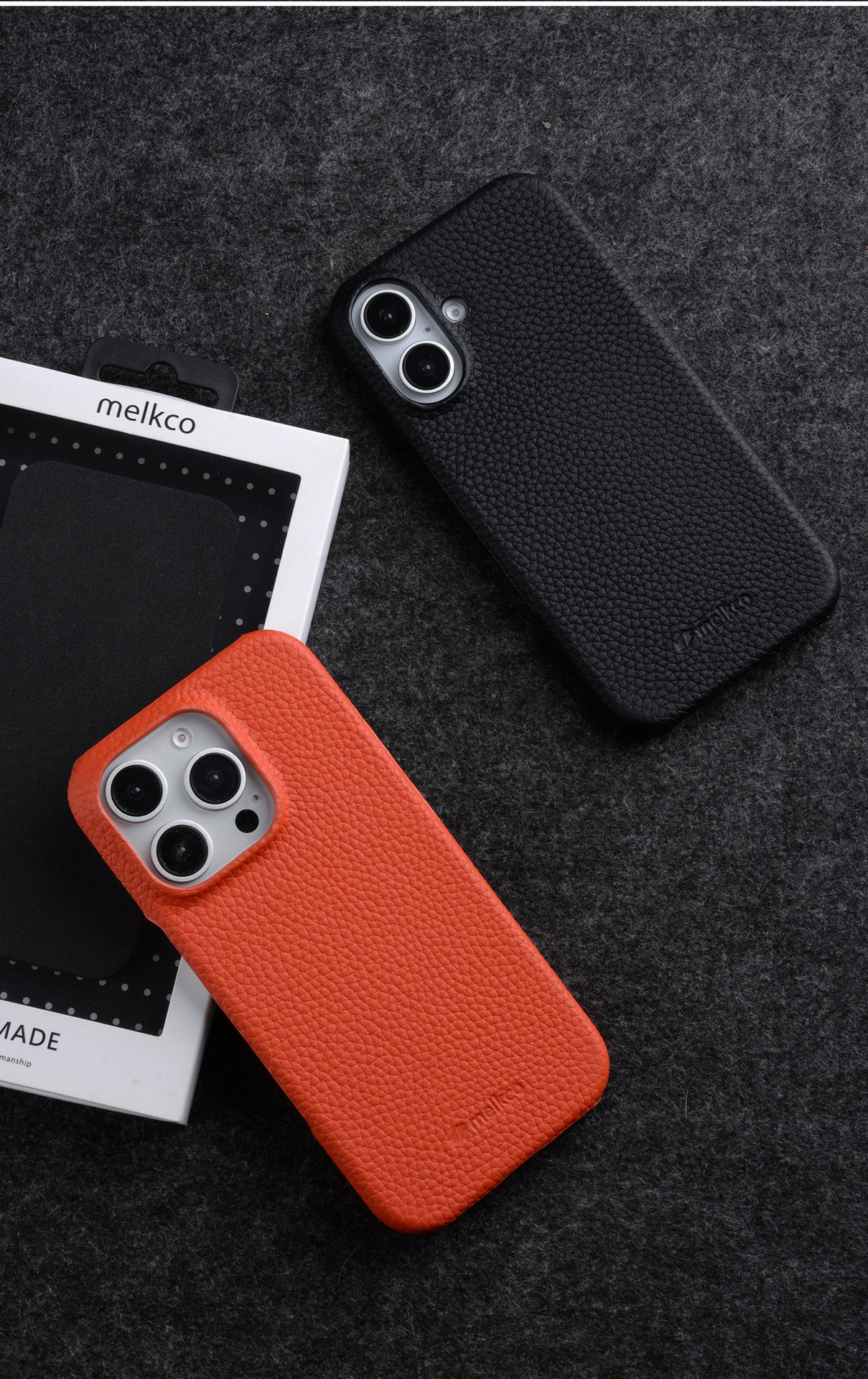 Melkco is suitable for Apple 17 Promax phone case leather 16 Pro magnetic support MagSafe17 protective case