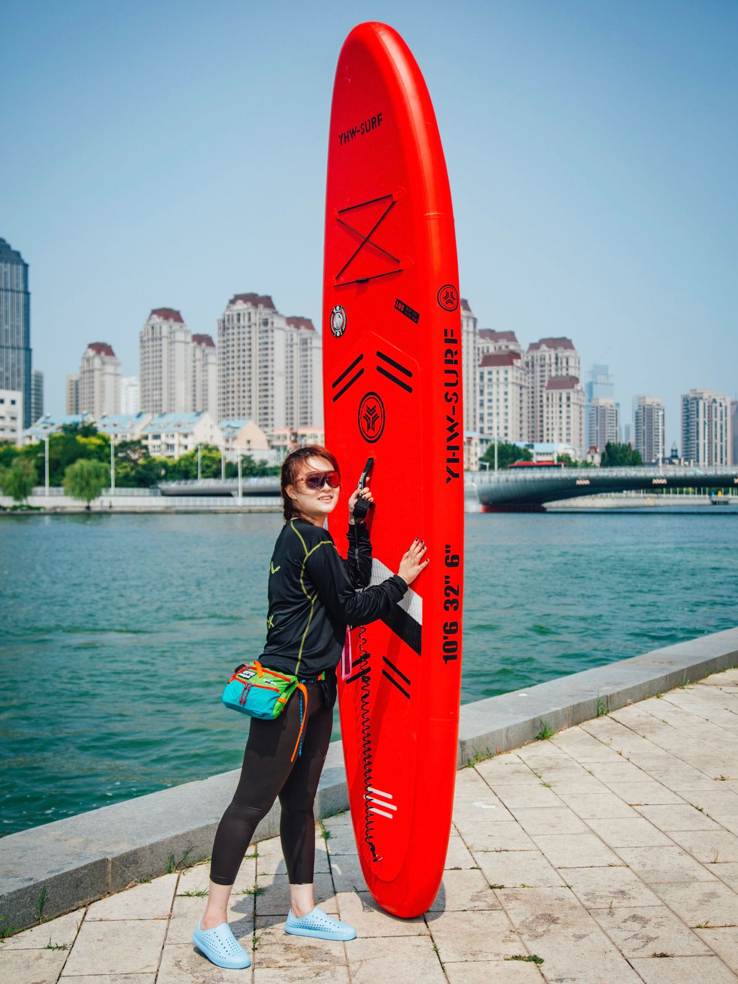 YHW-SURF Water Sup Paddleboard Inflatable Paddleboard Spot Yacht Straight Cross border Surfboard Ocean