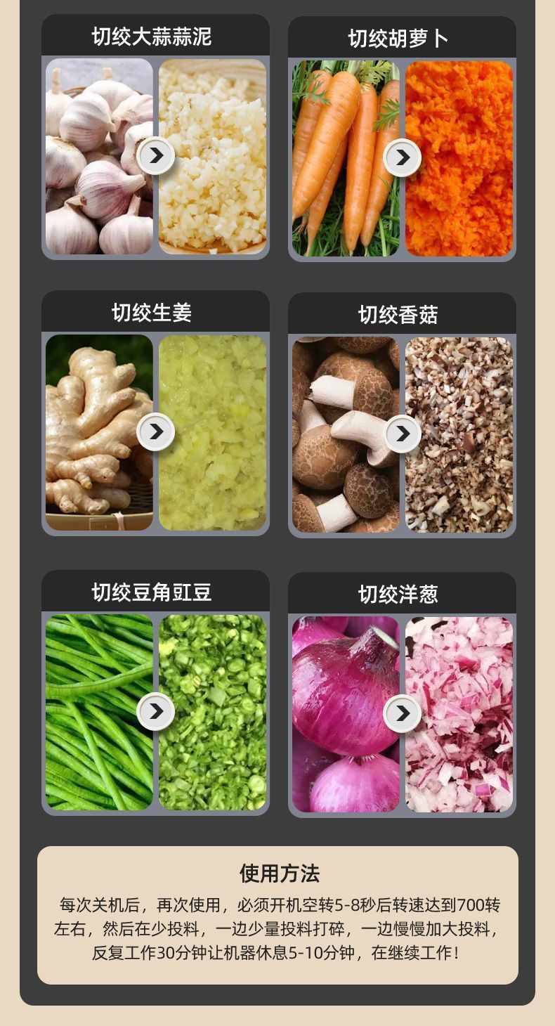 Electric vegetable slicer, commercial vegetable grinder, vegetable chopper, feeding chicken, breeding grinder, vegetable slicer, vegetable trap