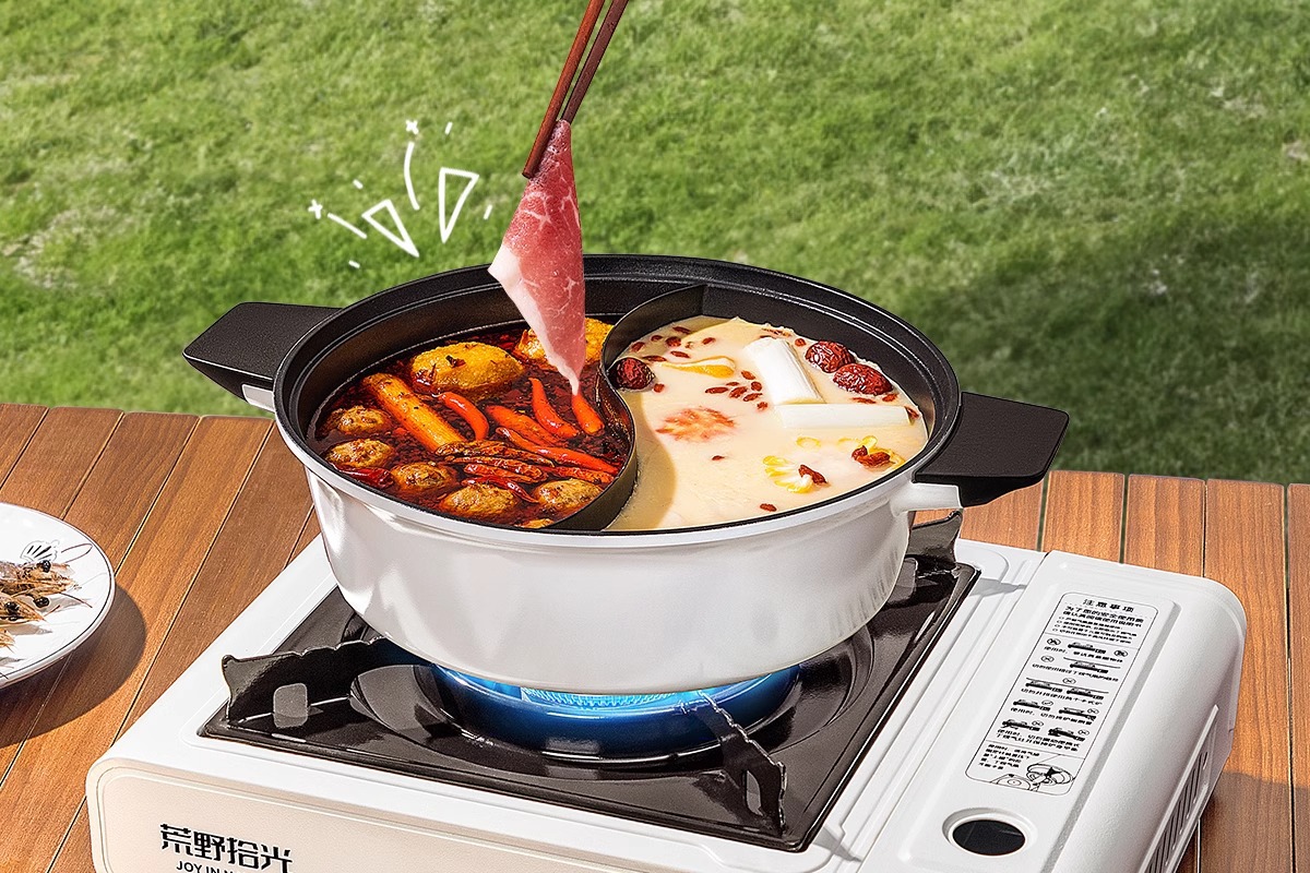 Card stove, outdoor, batch camping stove, cooking utensils, portable hot pot, card magnetic gas stove, gas stove, gas stove