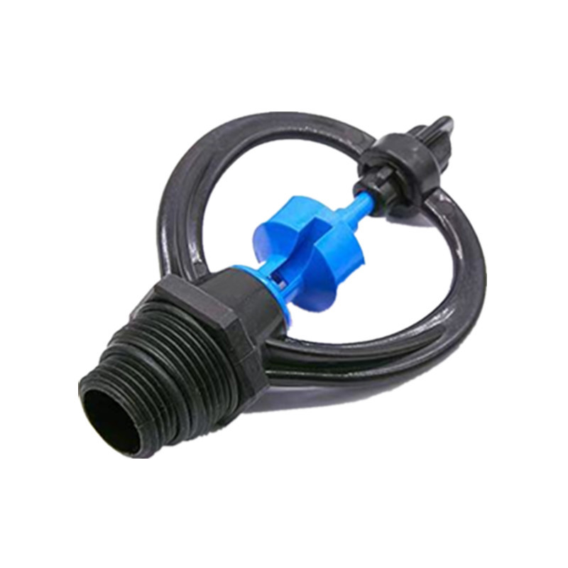 Automatic rotating atomizing external wire sprinkler for farmland irrigation, 360 degree sprinkler for garden lawn greening, and water spraying