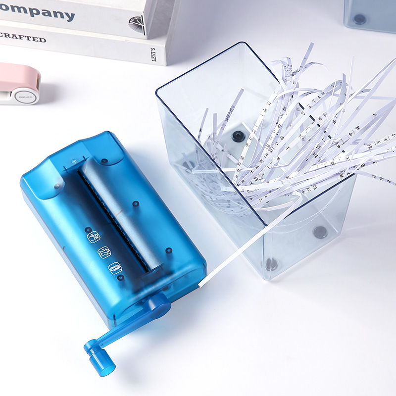 Cross border household manual A6 shredder mini file fast small office specific shredding A4 desktop powerful