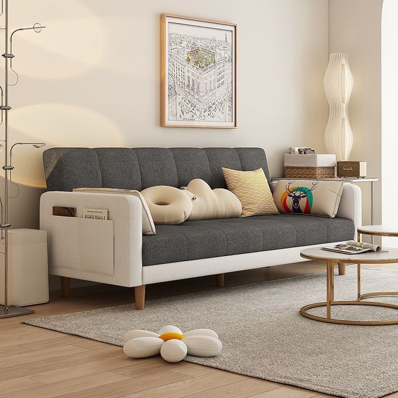 Sofa, small-sized living room, sofa bedroom, simple modern rental room, three person folding sofa bed, dual-use