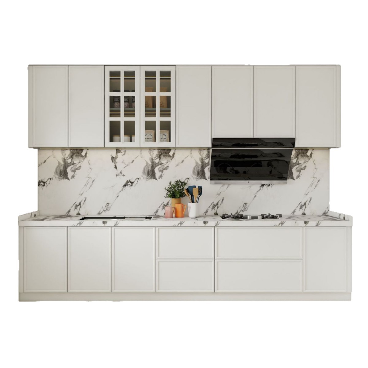 Factory direct sales cabinets, kitchen furniture sets, French minimalist cabinets, customized stoves, integrated cabinets, solid wood cabinets