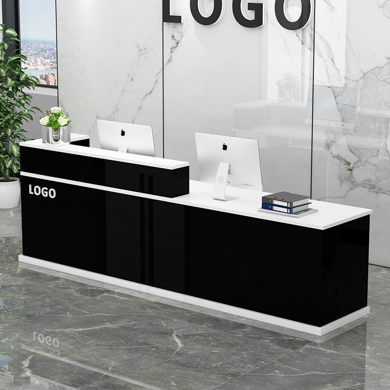 Bar counter, cash register, front desk, reception desk, reception desk, service desk, simple and modern commercial bar counter