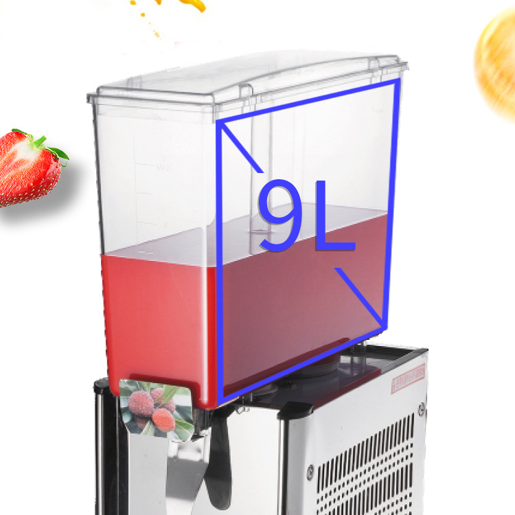 Beverage machine, commercial Bocconi stall, juice machine, hot and cold double cylinder, three cylinder cold drink hot drink machine, stall milk tea machine