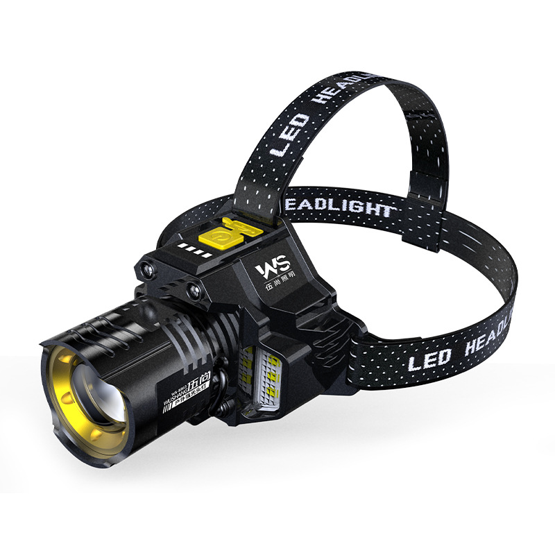 DaKe cross-border ultra bright light night fishing induction mine USB charging emergency intelligent head mounted outdoor lighting