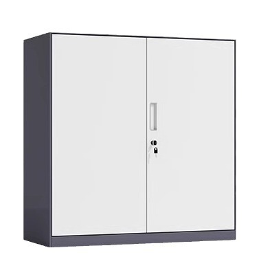 Office metal file cabinet with lock, low cabinet, floor standing file storage cabinet, double-sided data cabinet, steel storage cabinet
